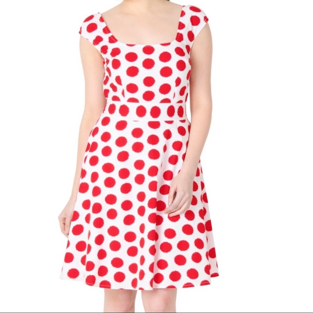 ESHAKTI POLKA DOT DRESS